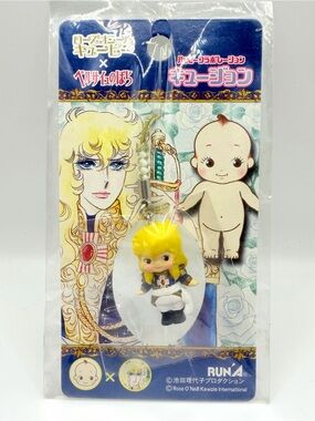 The Rose of Versailles keychain Oscar Kewpie Strap Vintage RARE Japan Anime